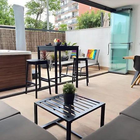 Terrace Private Jacuzzi - Centre Apartament